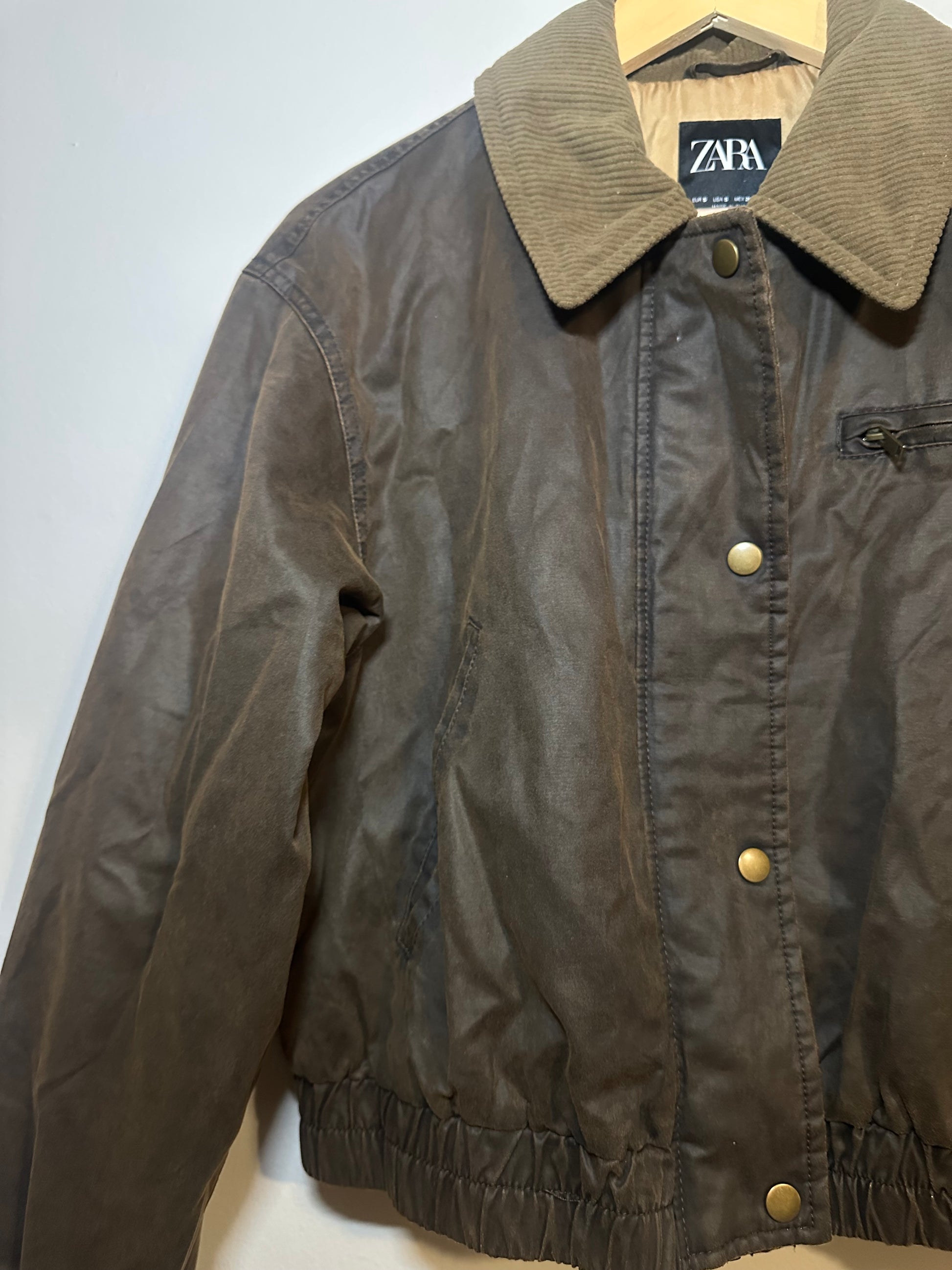 Corduroy Collar Bomber Jacket