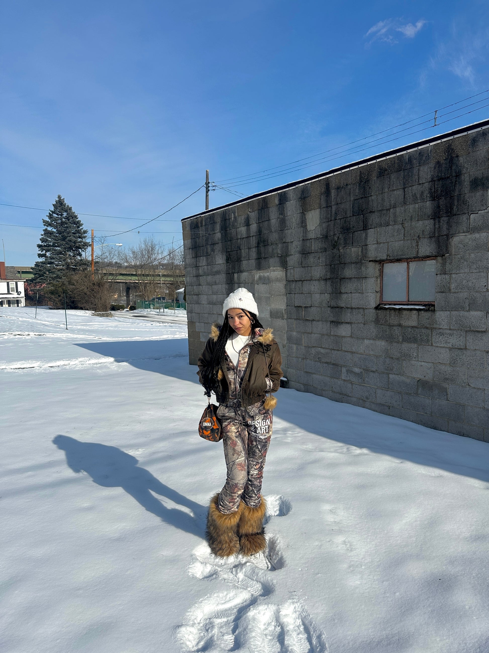 Corduroy Collar Bomber Jacket