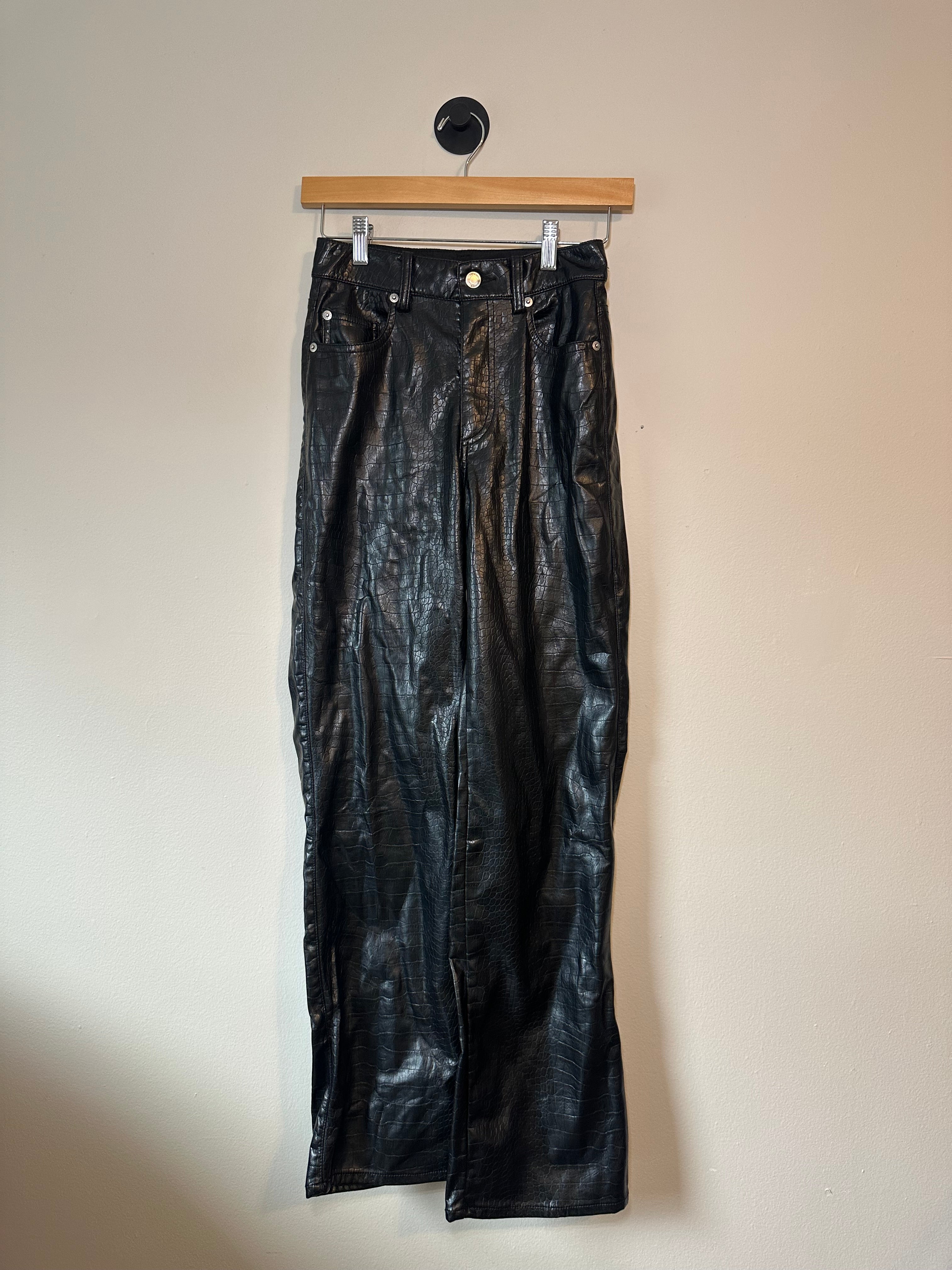 Faux Leather Pants