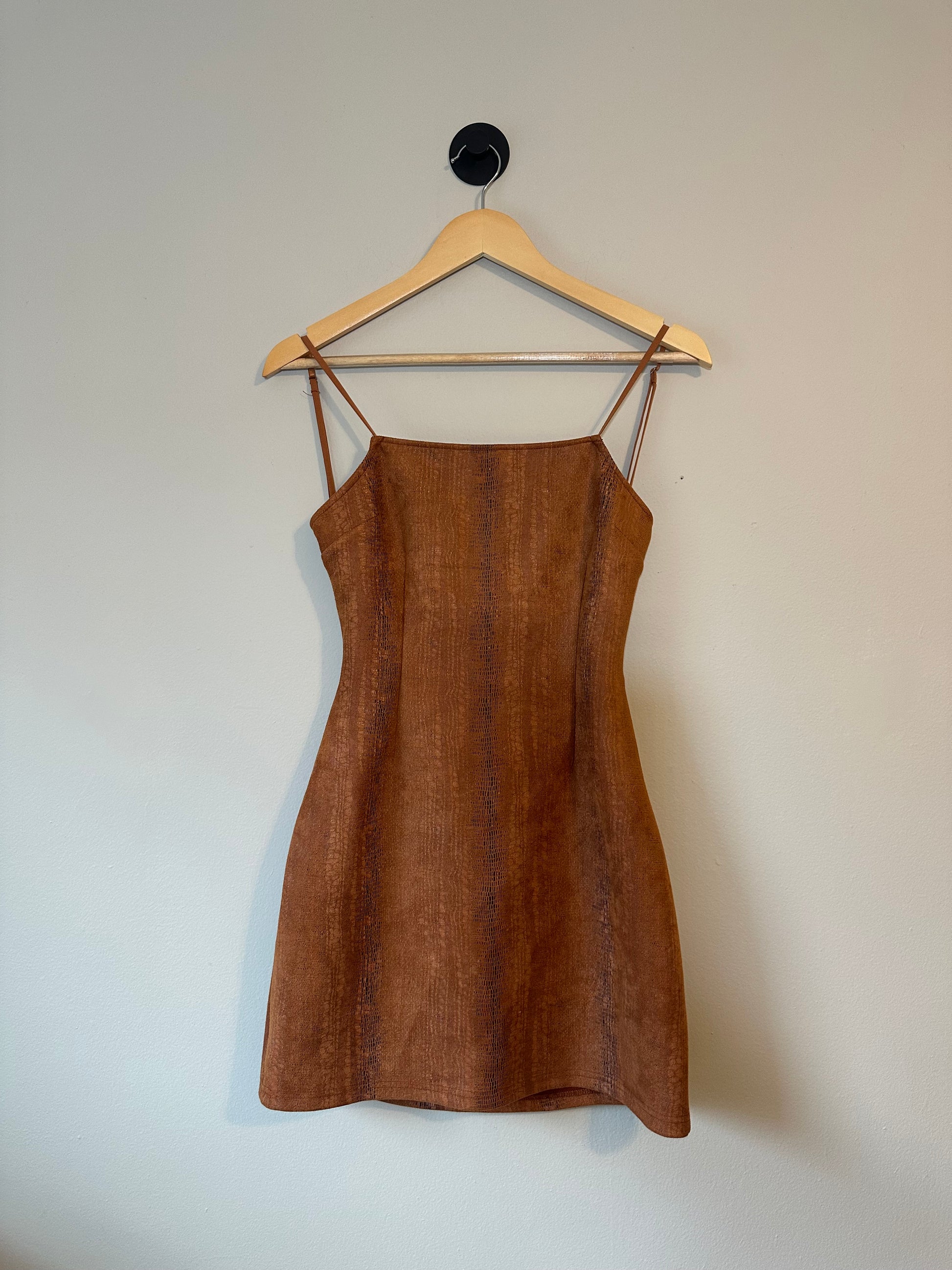 Snake Print Mini Dress