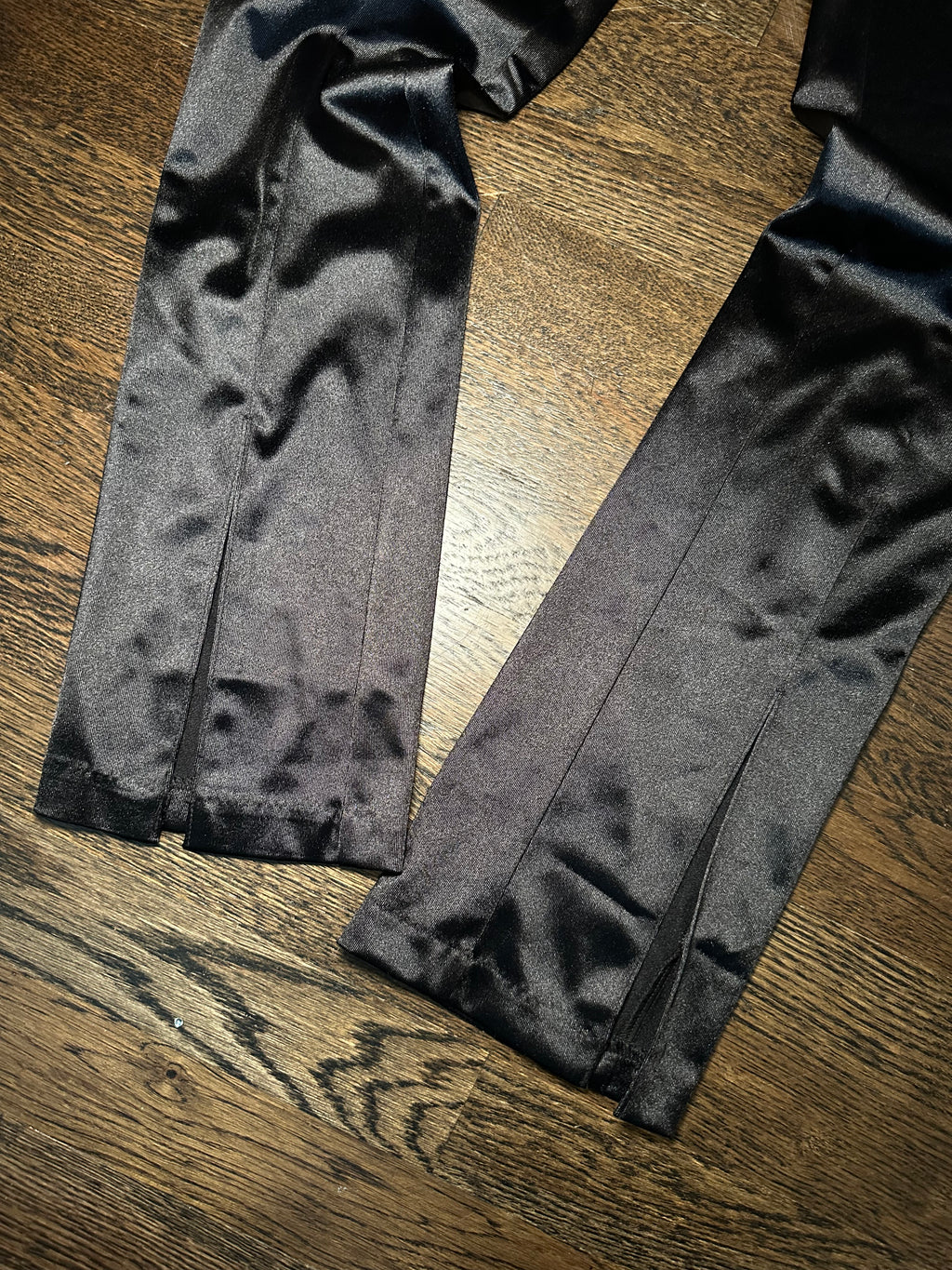 Satin High Rise Pants
