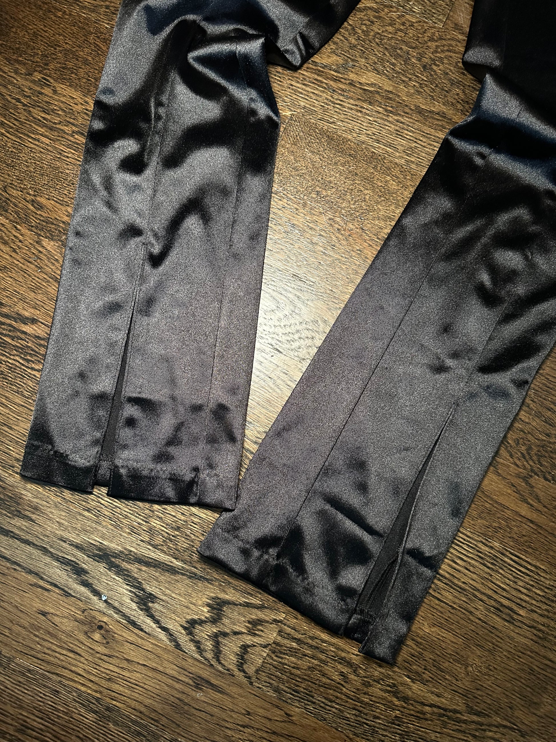 Satin High Rise Pants