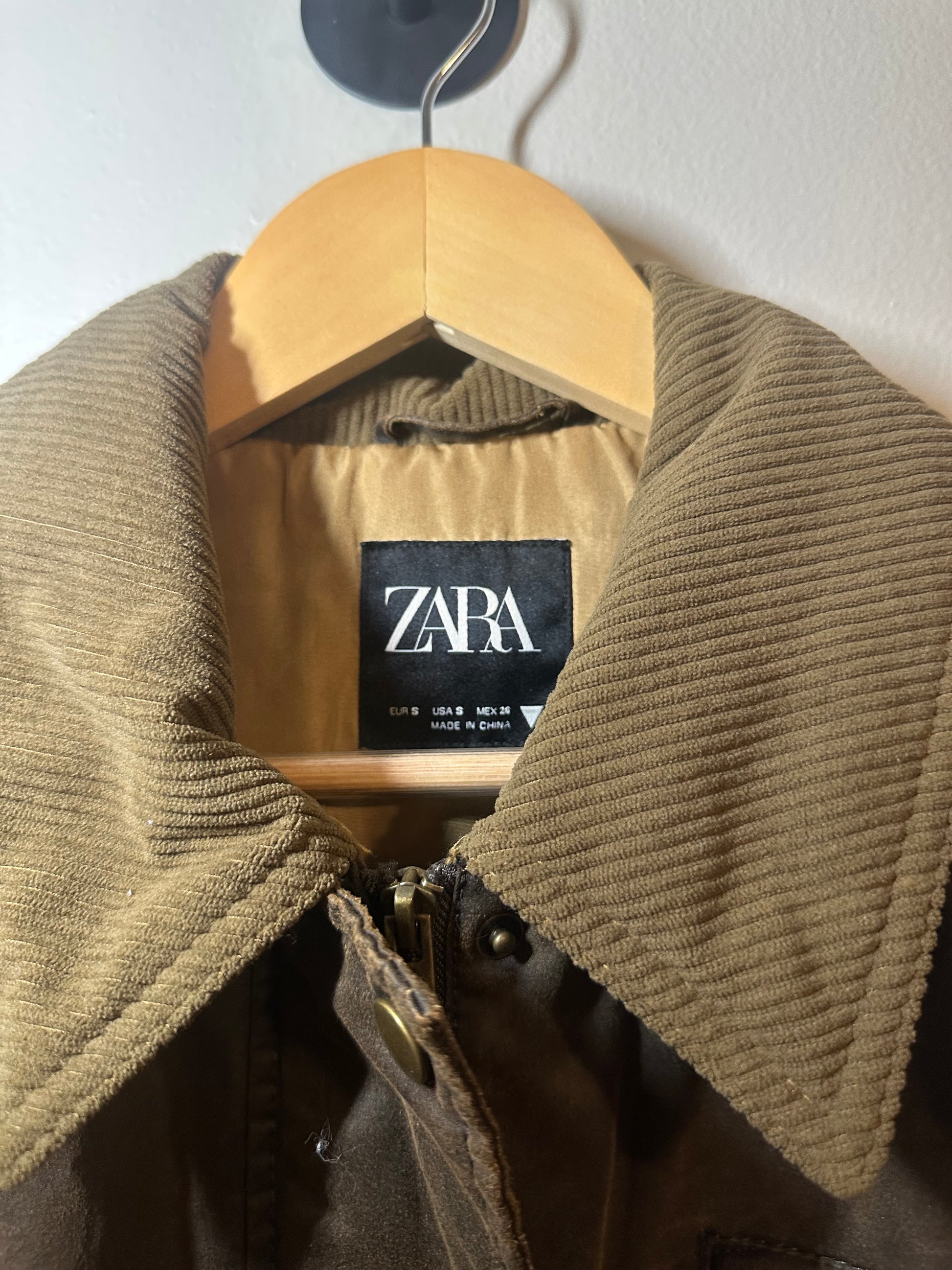 Corduroy Collar Bomber Jacket