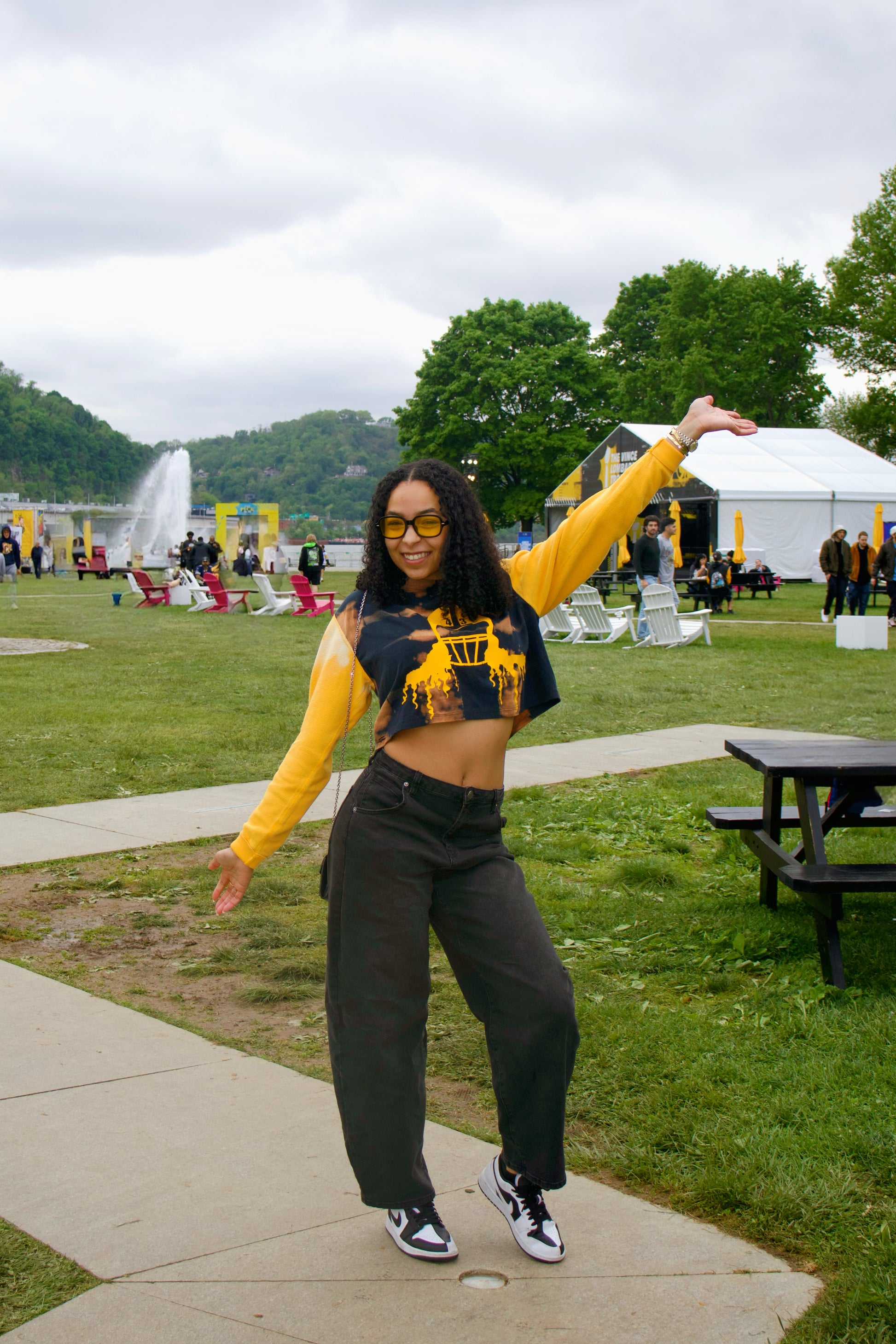 ONNA Reworked Pittsburgh Steelers Crop Top