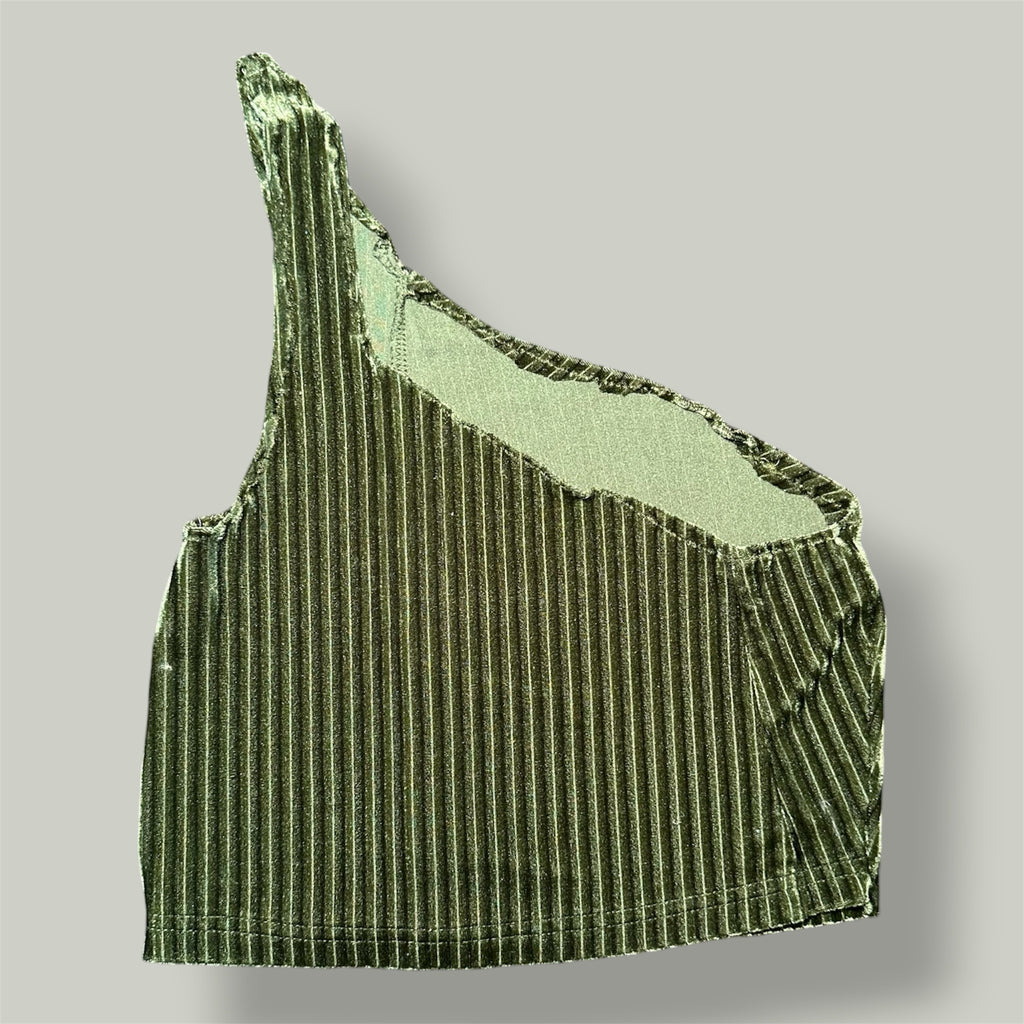 One Shoulder Crop Top