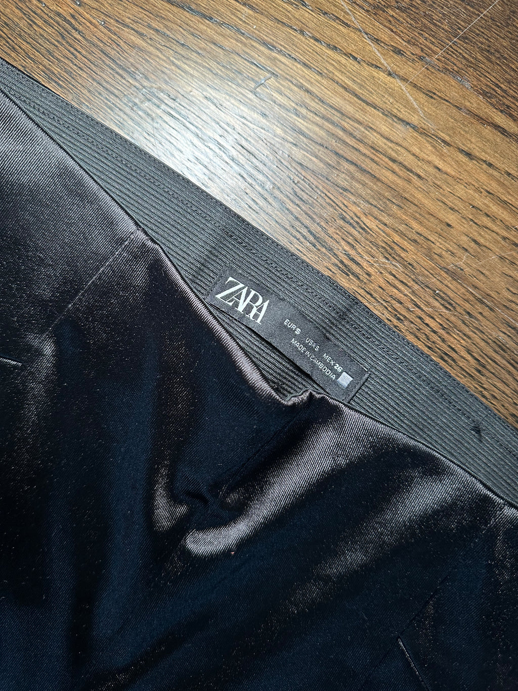 Satin High Rise Pants
