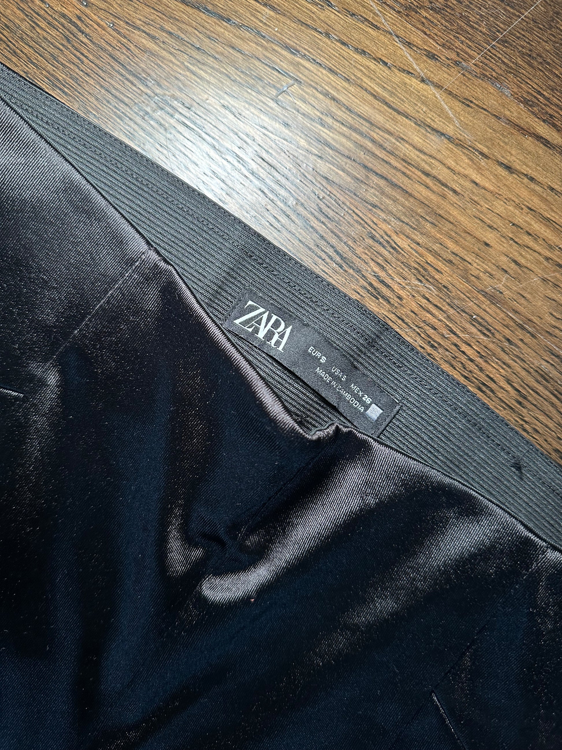 Satin High Rise Pants