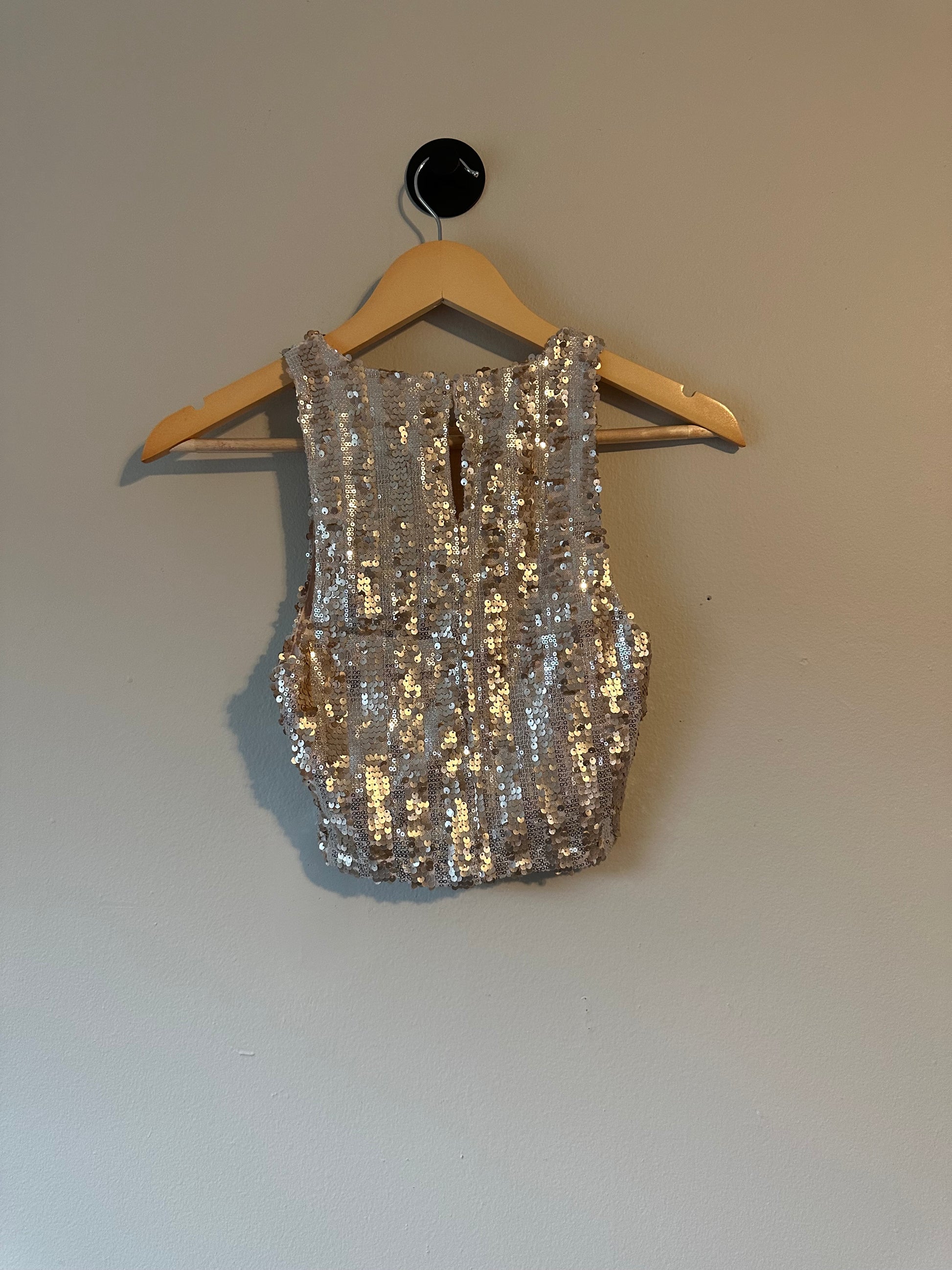 Sequin Crop Top
