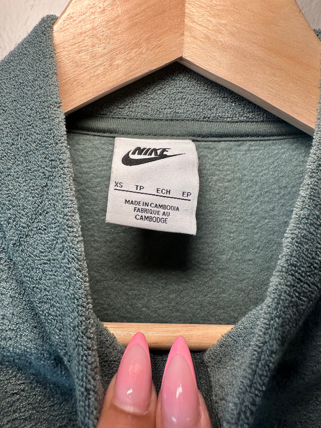 Cropped Nike 1/2 Zip