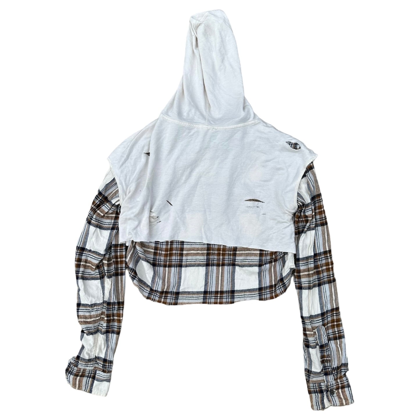 1/1 Reworked Flannel Hoodie