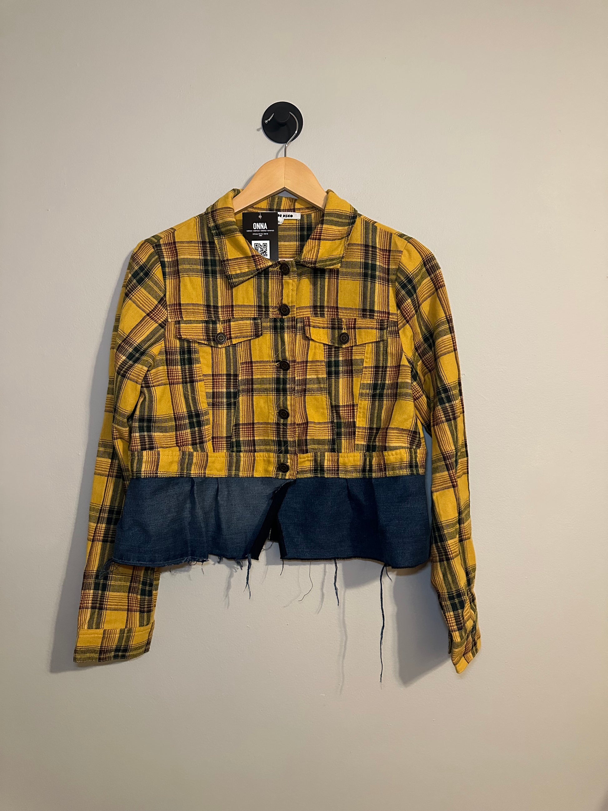ONNA Reworked Flannel Top