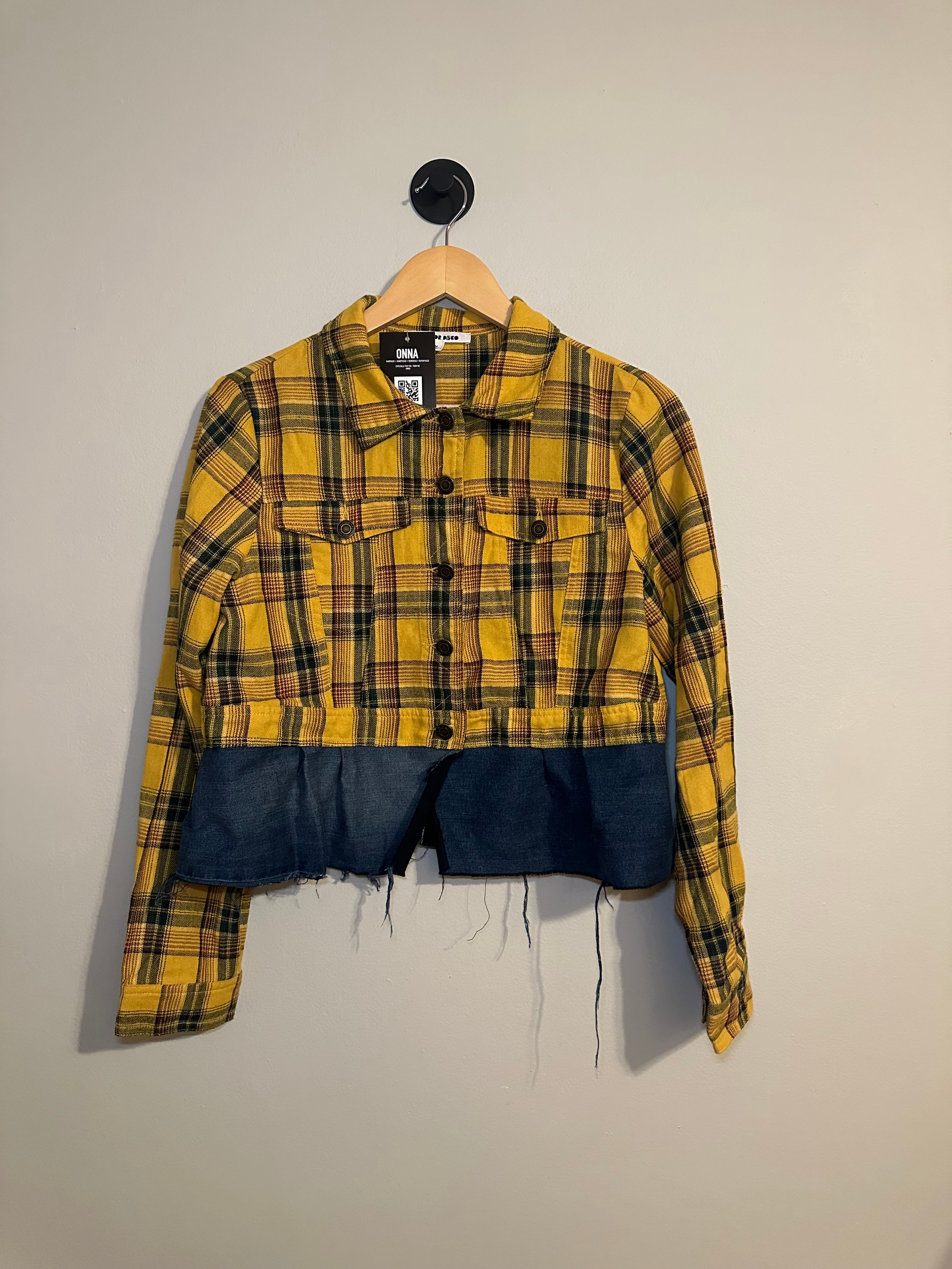 ONNA Reworked Flannel Top