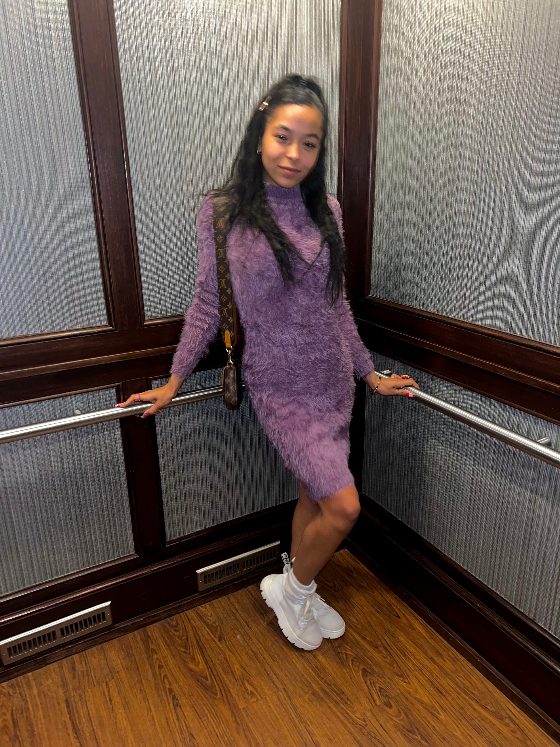 High Neck Bodycon Dress