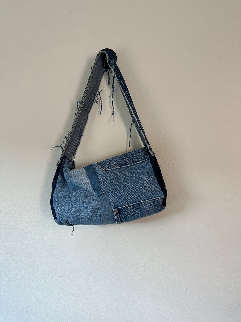 ONNA Reworked Denim Purse