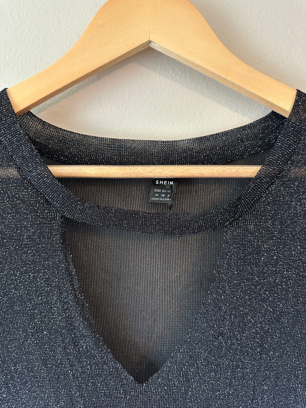Mesh V-neck