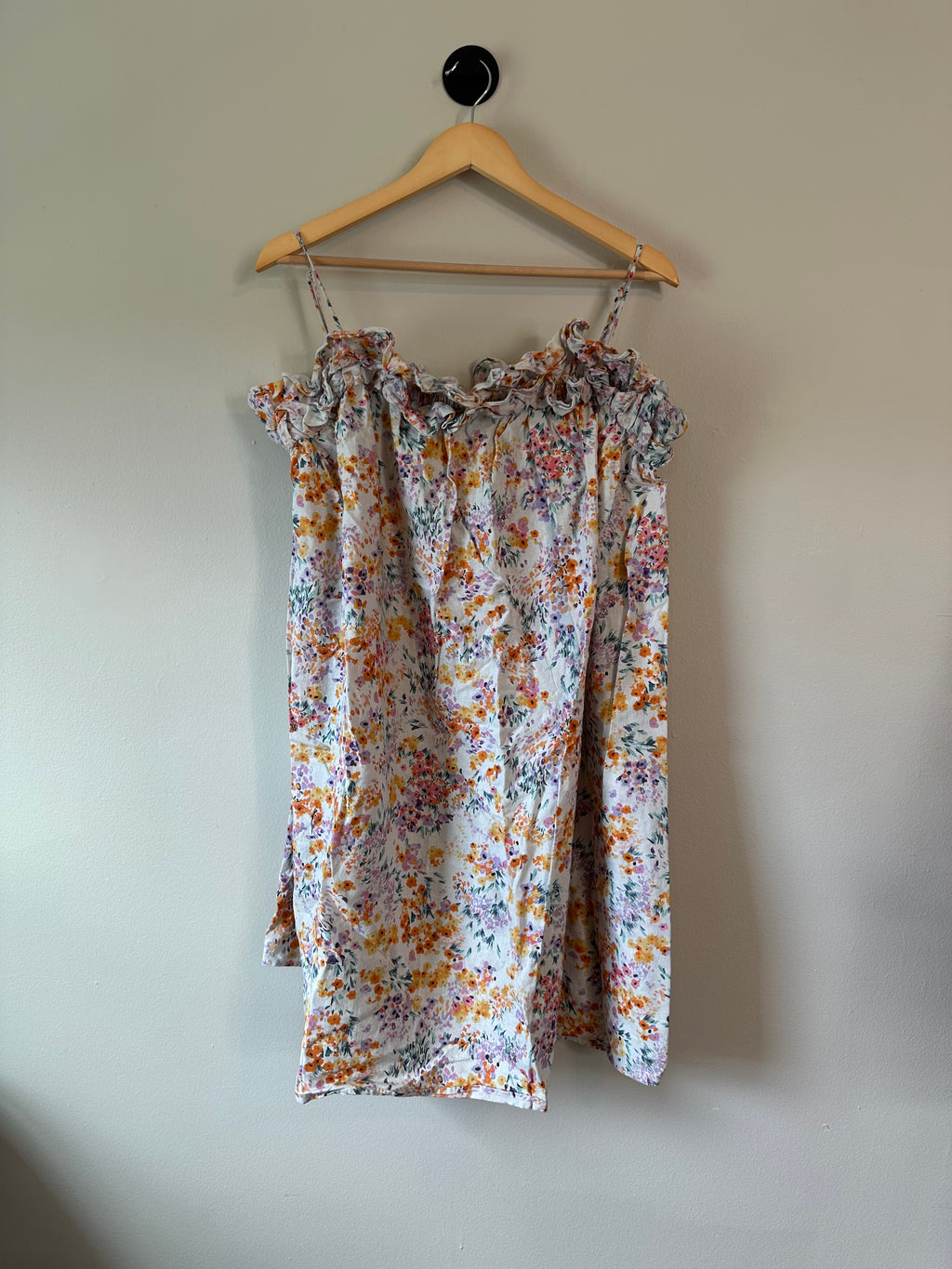 Flounced-Trimmed Dress