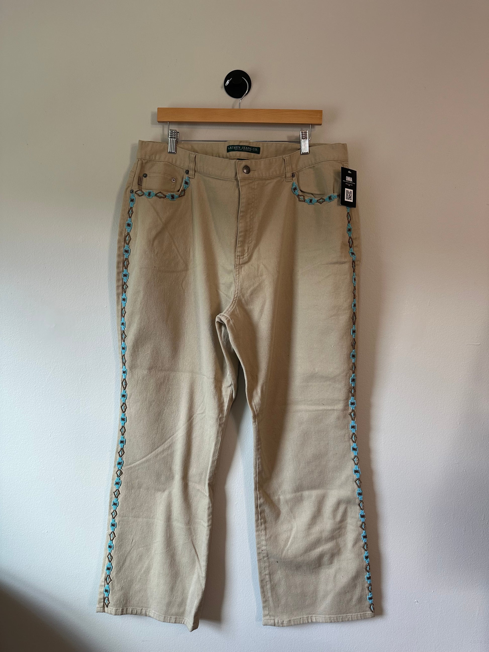 Beaded Khakis