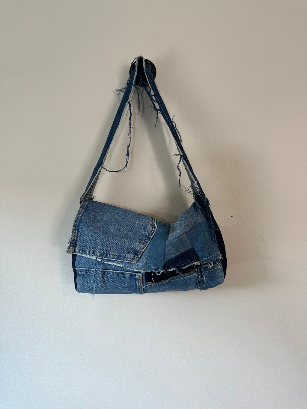 ONNA Reworked Denim Purse