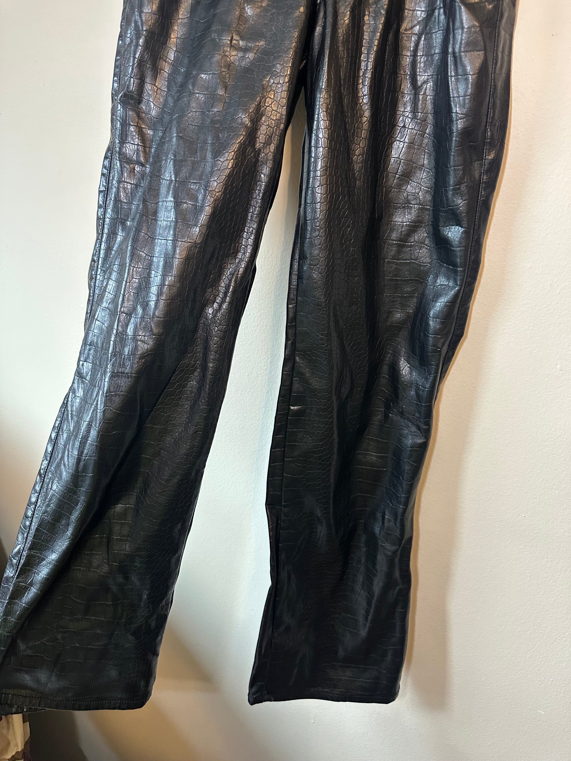 Faux Leather Pants
