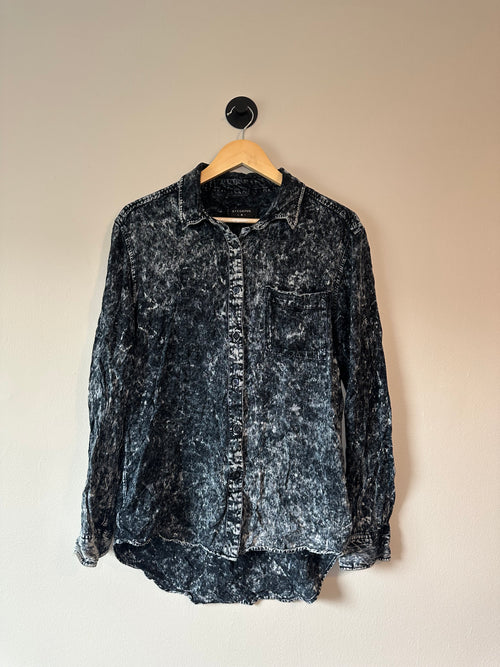 Acid Wash Button Down