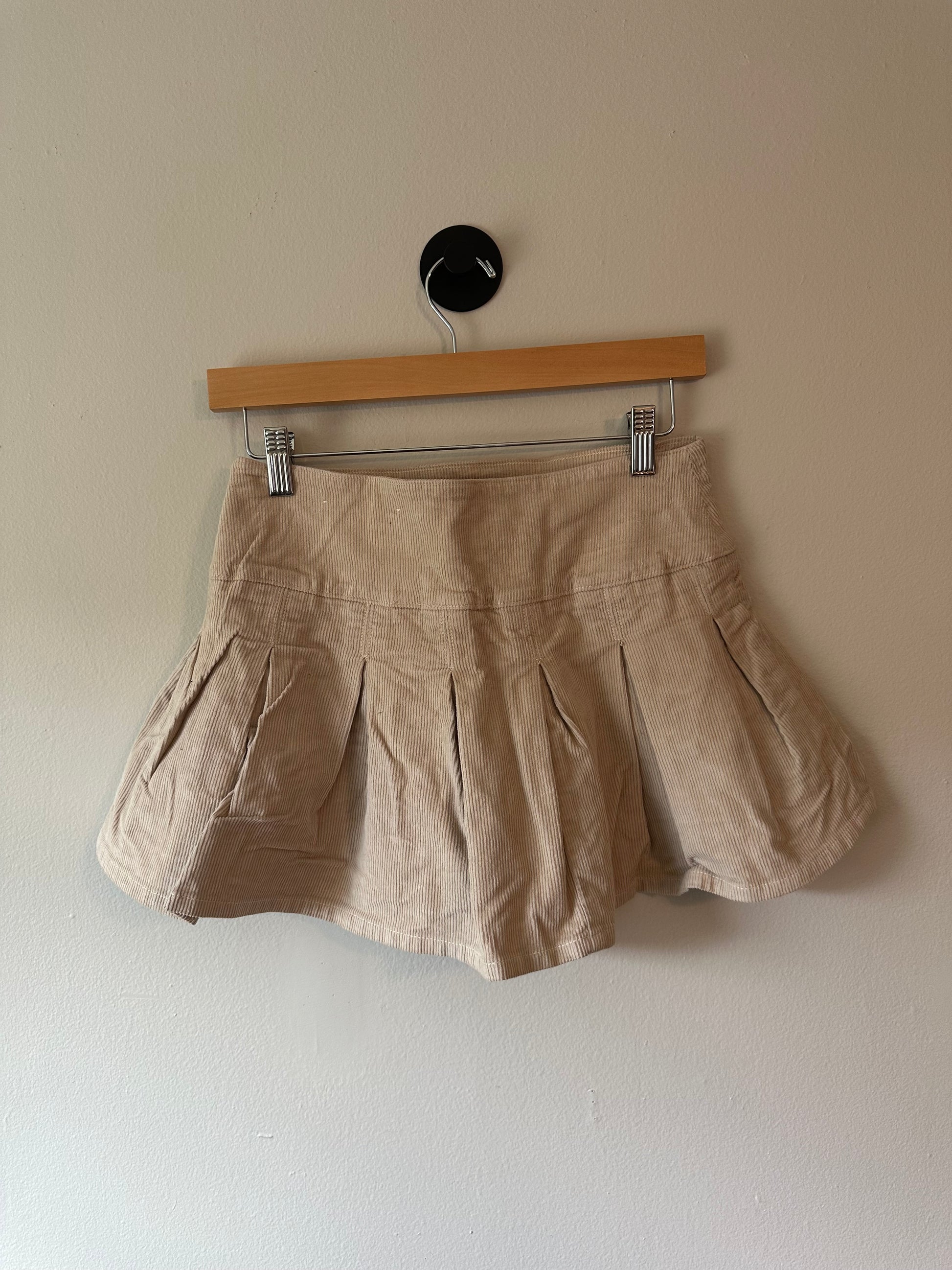 Corduroy Mini Skirt