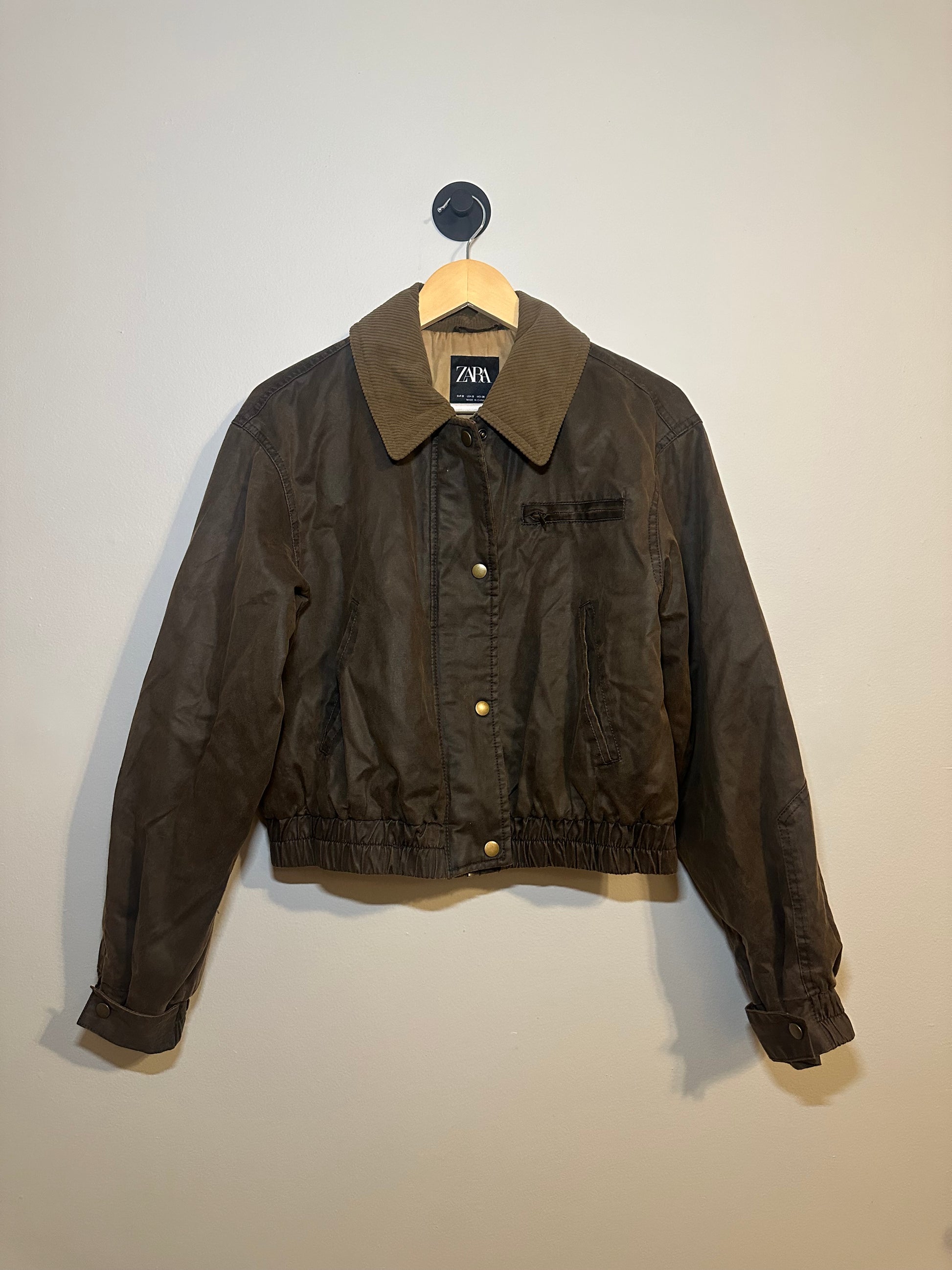 Corduroy Collar Bomber Jacket
