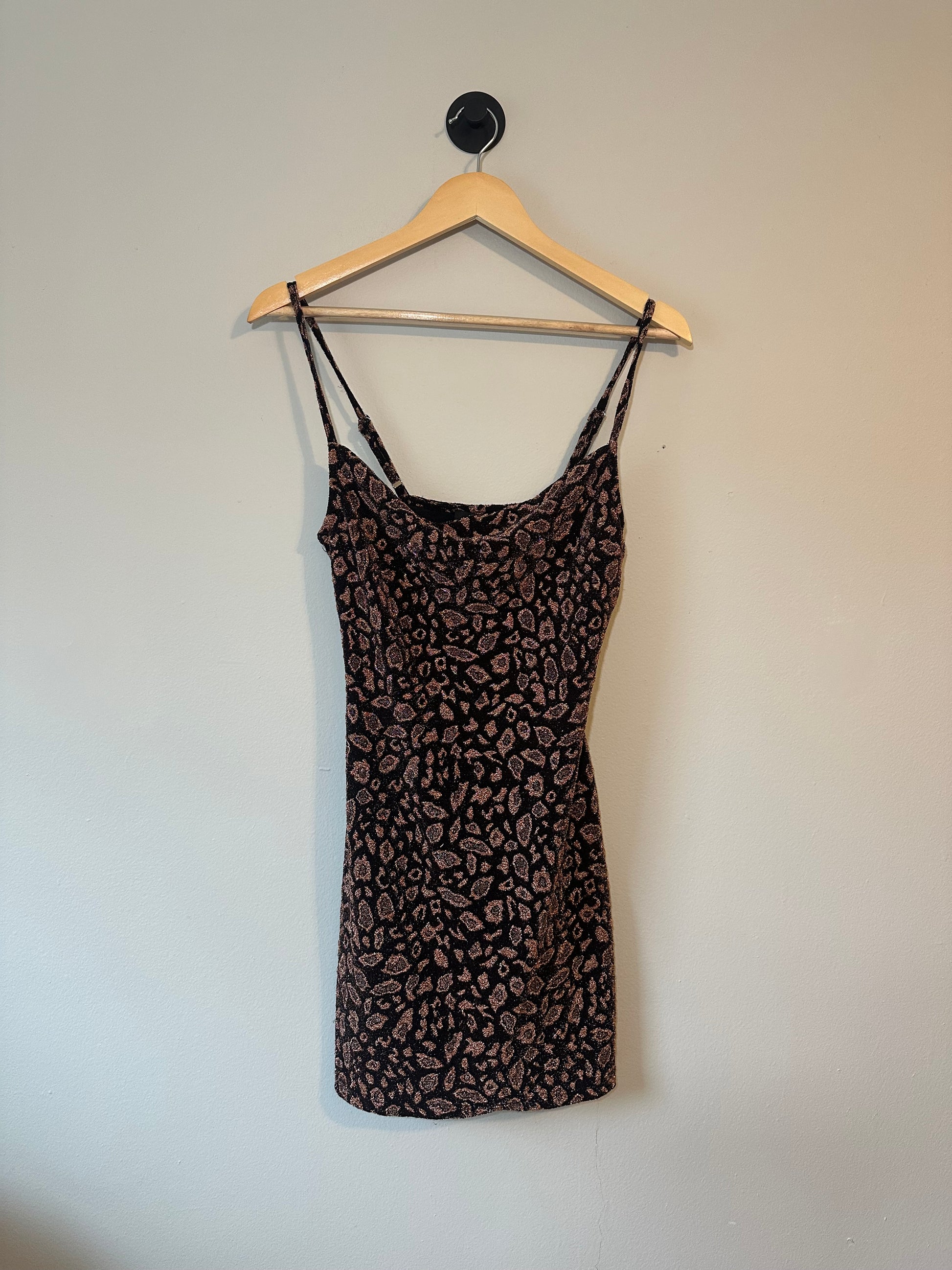 Cowl Neck Mini Dress