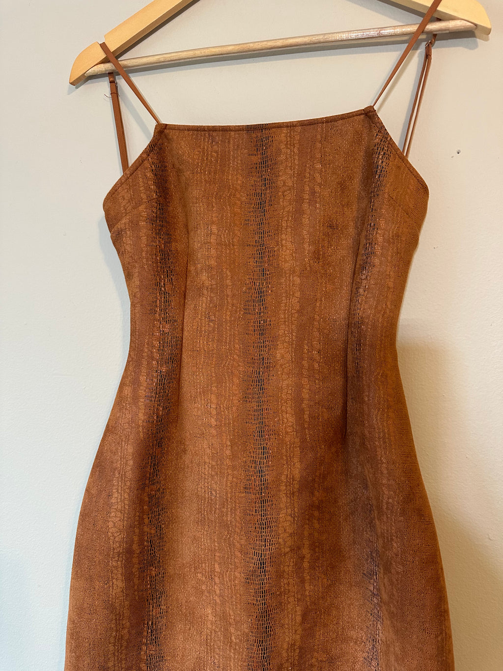 Snake Print Mini Dress