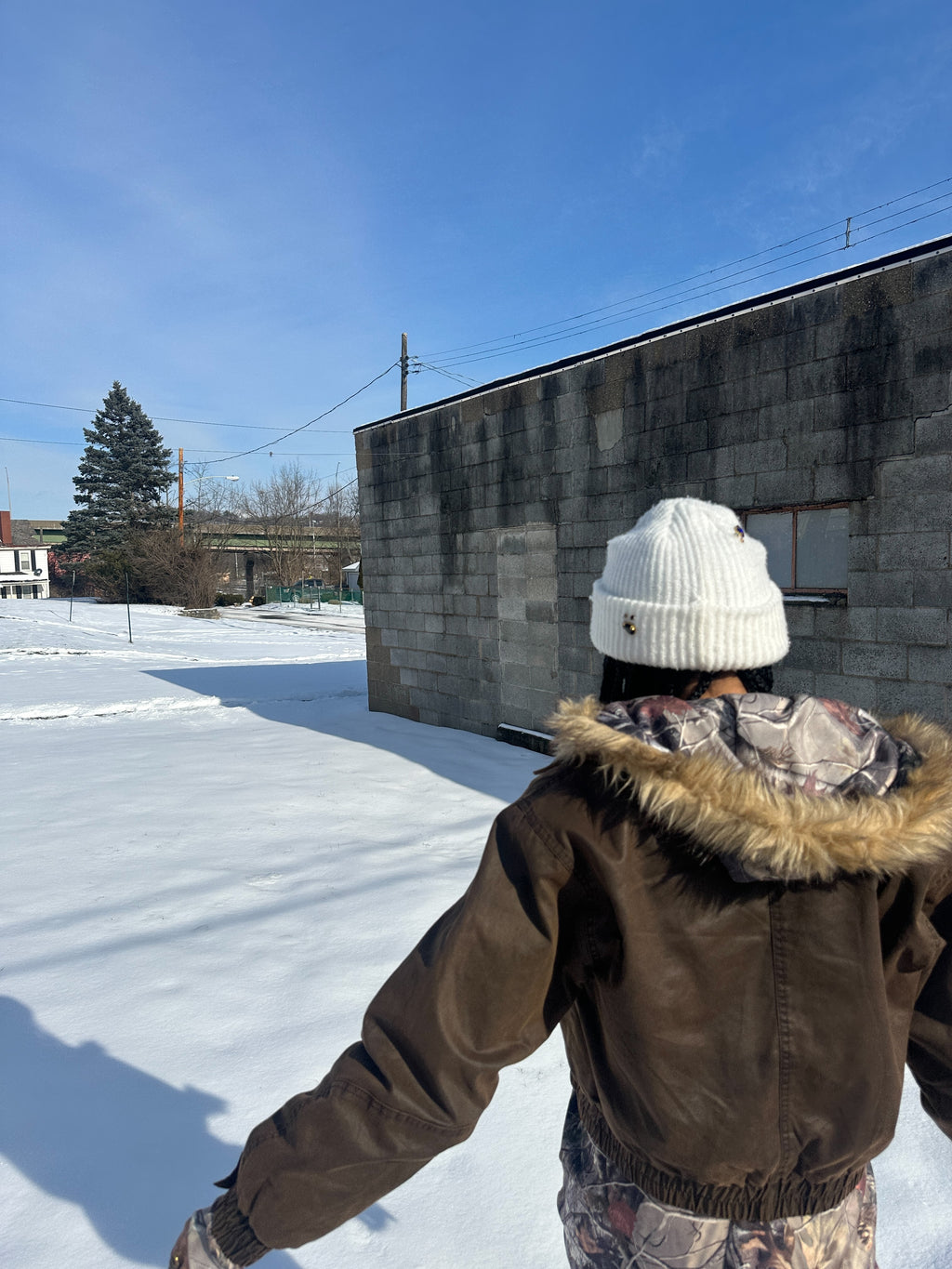 Corduroy Collar Bomber Jacket
