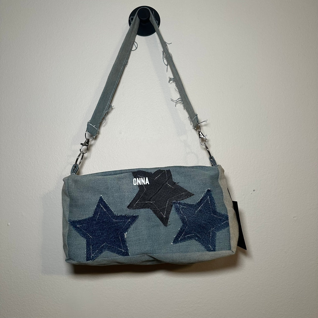 Denim Shoulder Bag - ONNA by gsochic