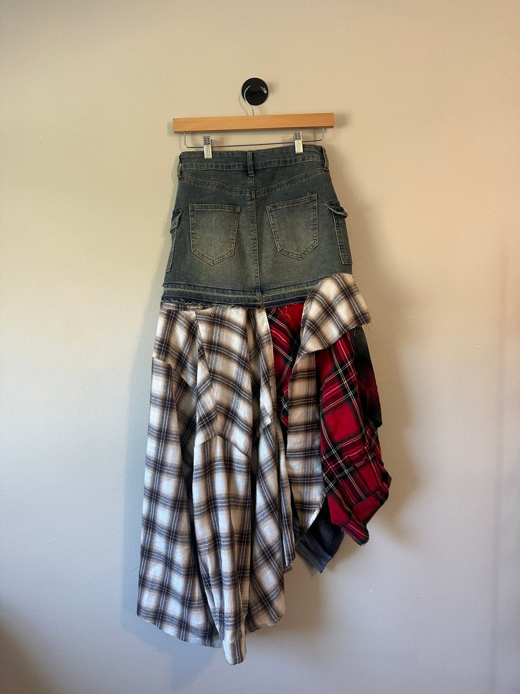 Flannel Maxi Skirt - ONNA by gsochic