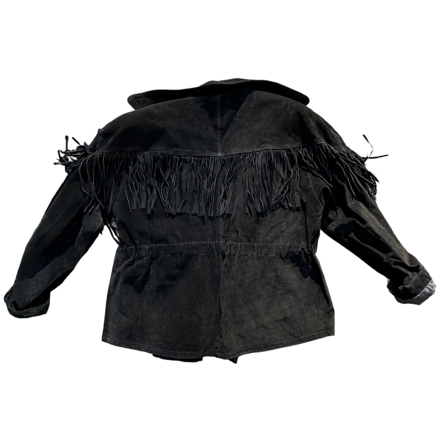 Suede Fringe Jacket