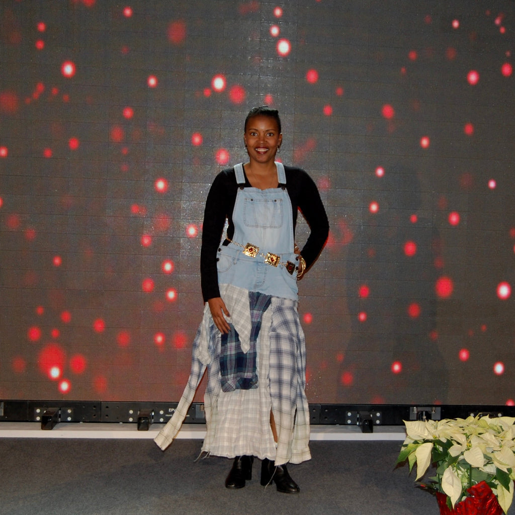 ONNA Reworked Denim Overalls Dress - ONNA by gsochic