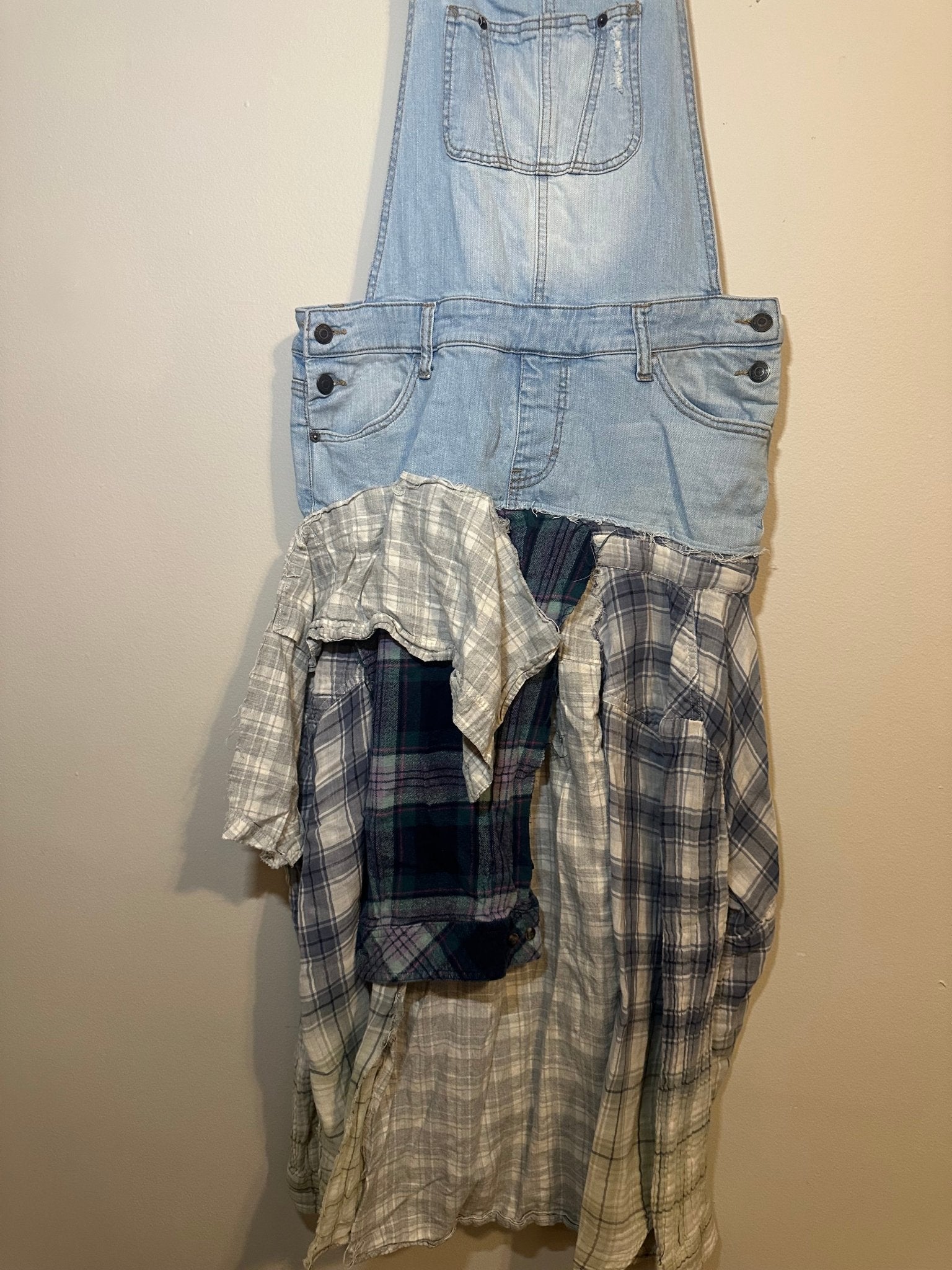 ONNA Reworked Denim Overalls Dress - ONNA by gsochic