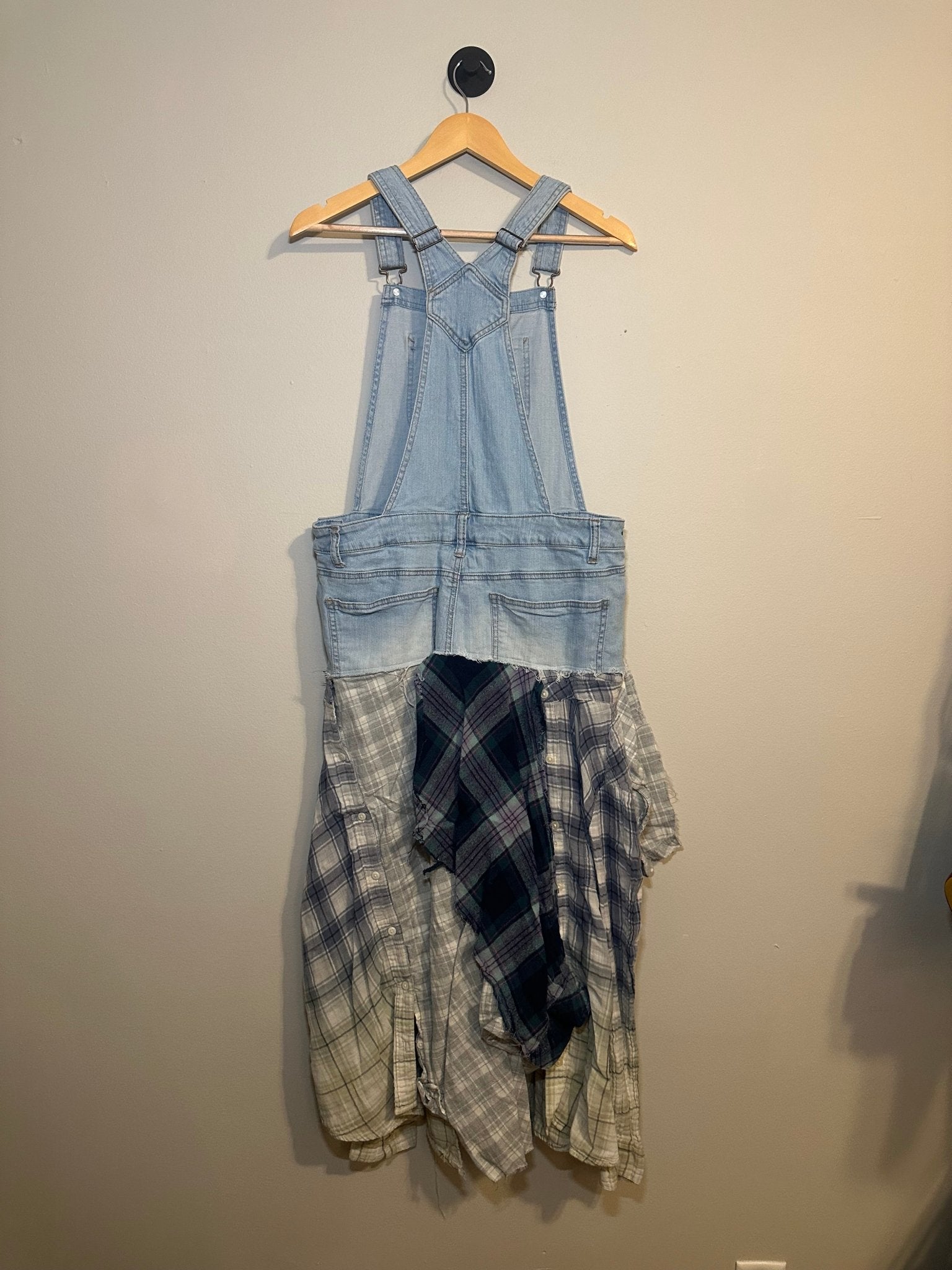 ONNA Reworked Denim Overalls Dress - ONNA by gsochic