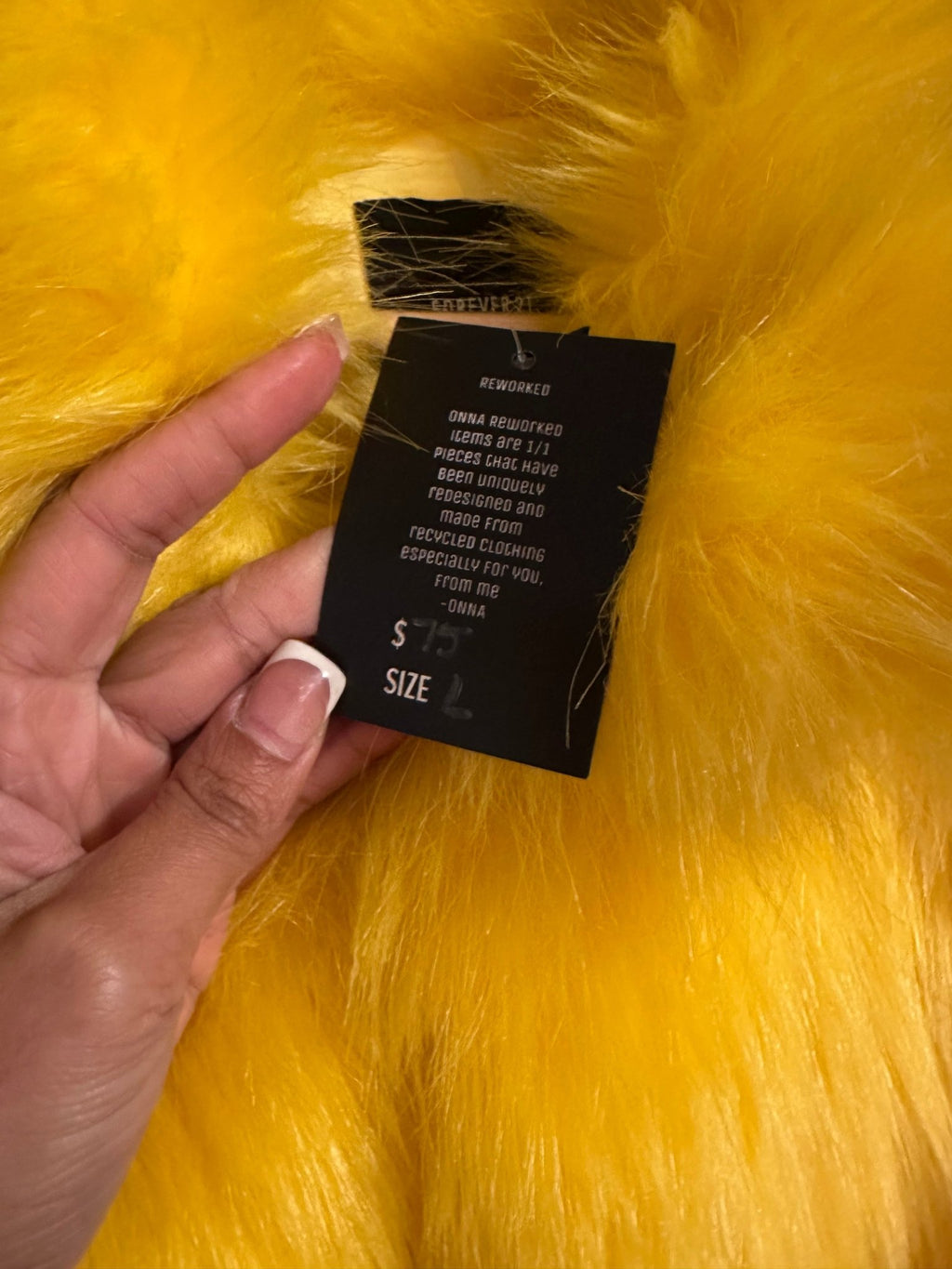 ONNA Reworked Faux Fur Jacket - ONNA by gsochic