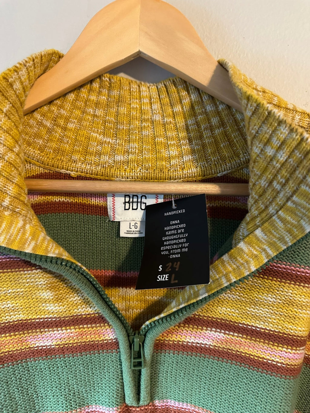 Quarter Zip Sweater - ONNA by gsochic