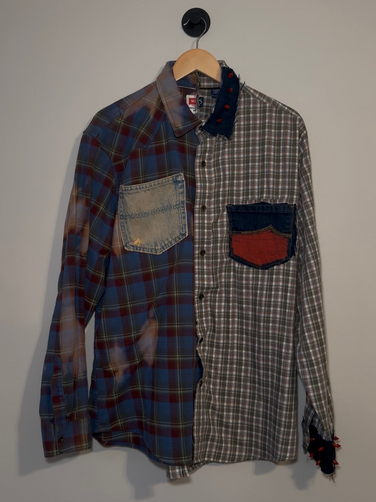 Reworked Two-Toned Flannel