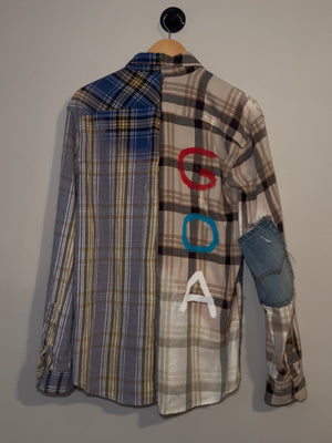 Reworked Two - Toned Flannel - ONNA by gsochic