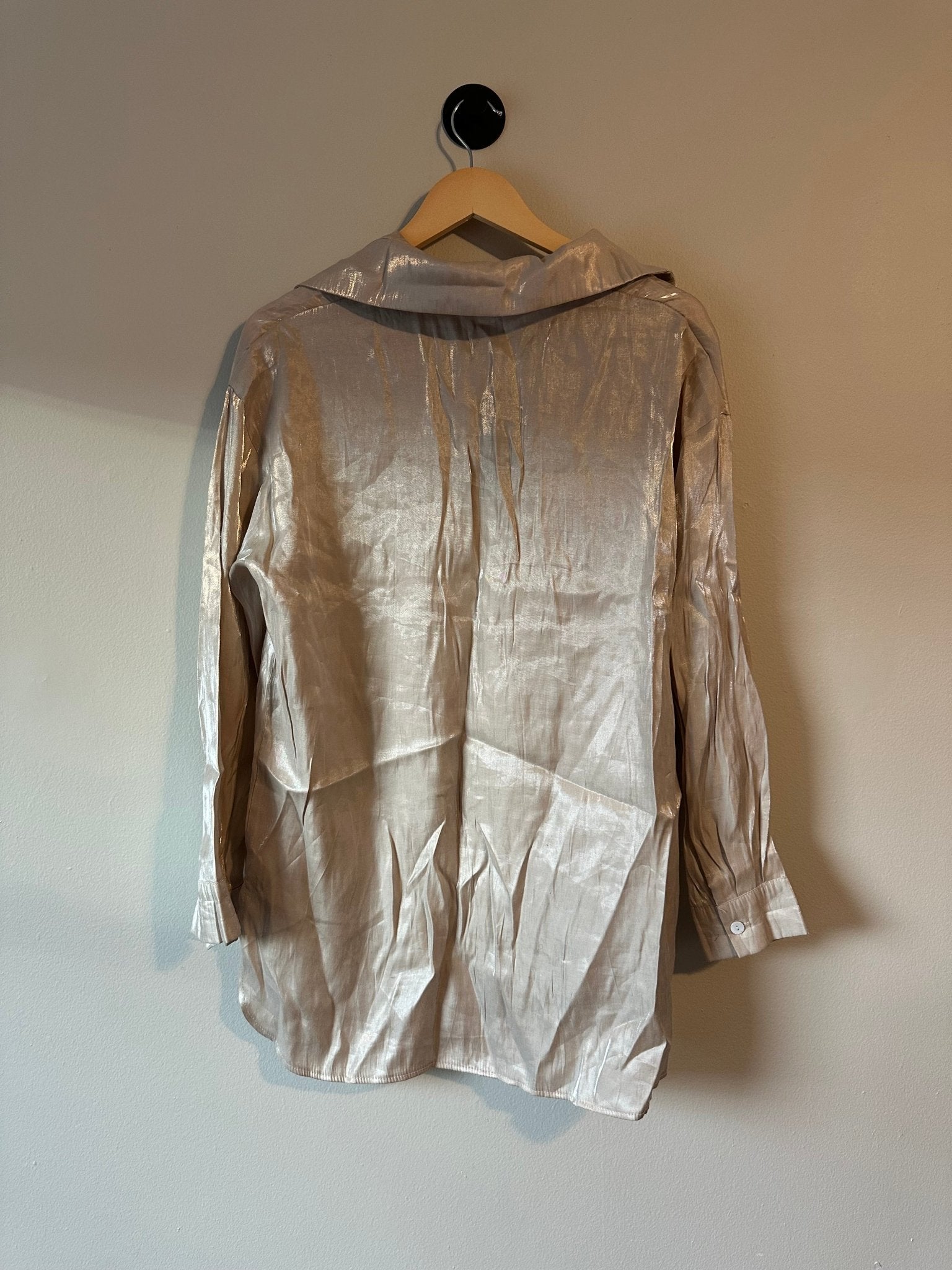 Satin Button Down - ONNA by gsochic