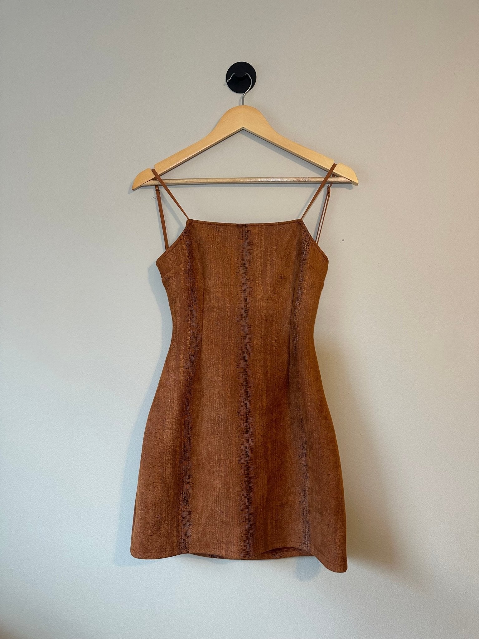 Snake Print Mini Dress