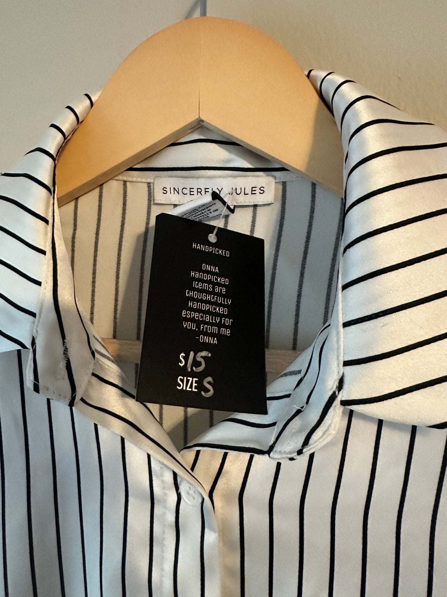 Striped Button Up - ONNA by gsochic